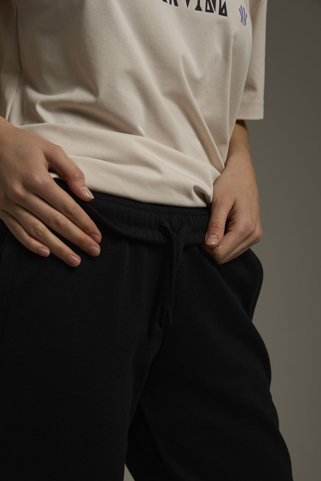 Брюки трикотажные утепленные Черный - Anta фото 5