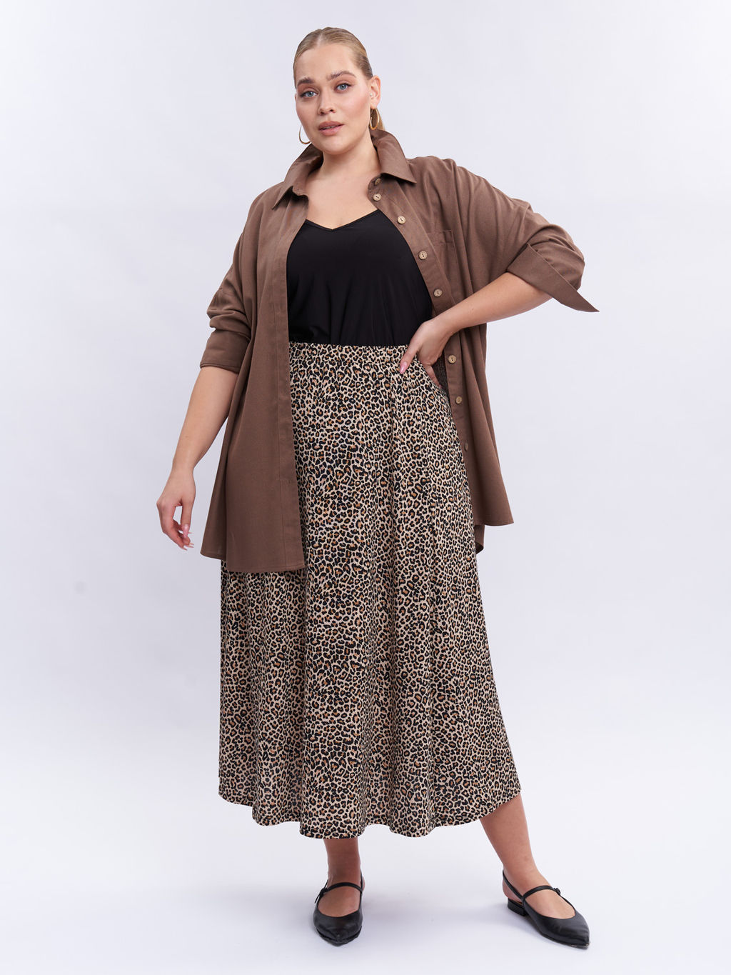 Юбка трикотажная UB17403LEO16 - Артесса фото 3