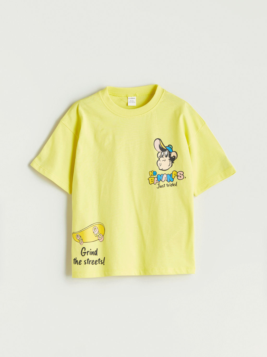 Nostaljik Maymun Bask?l? Erkek ?ocuk Ti??rt