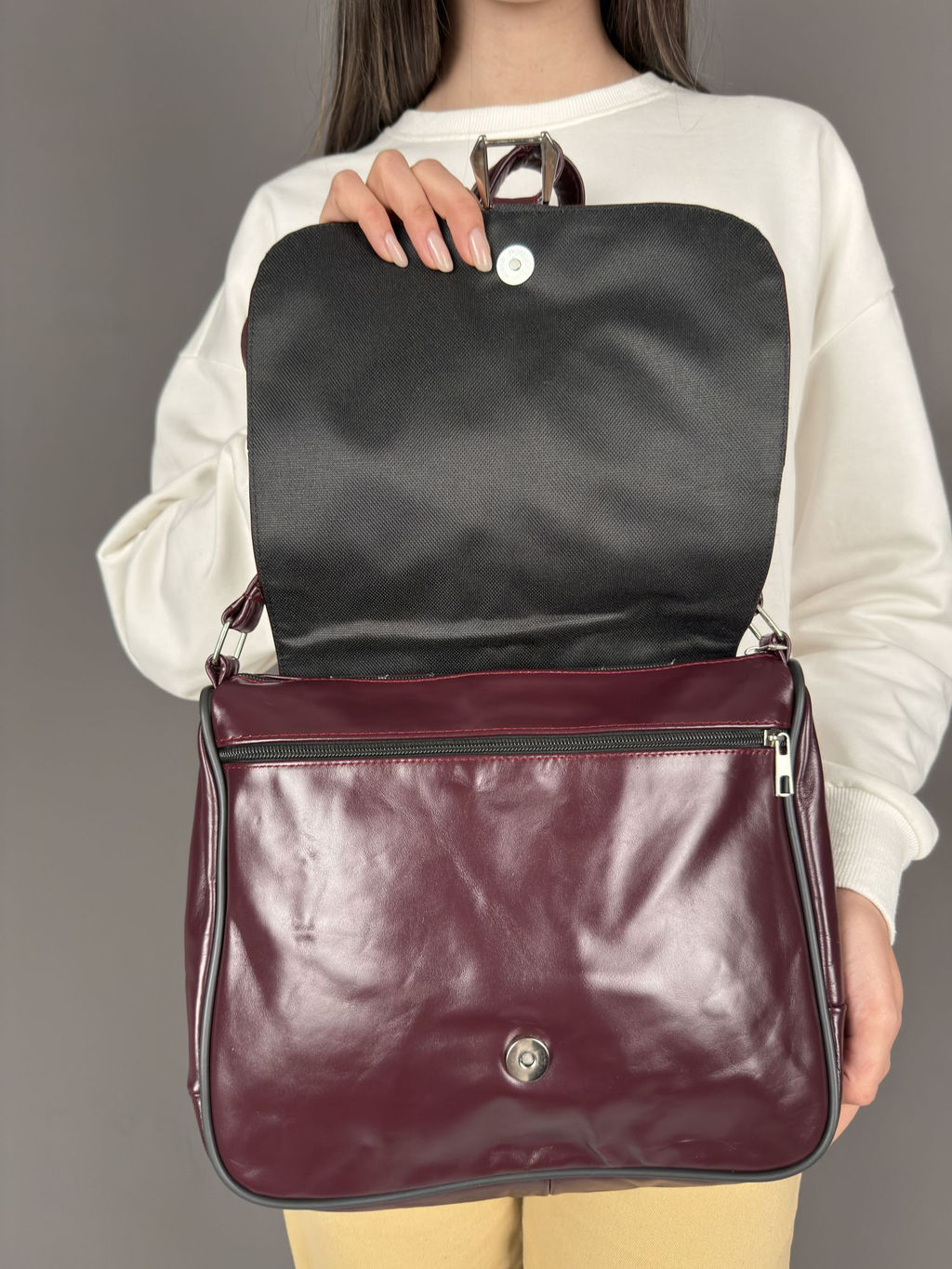 Сумка женская из телячьей кожи - Sefaro фото 6