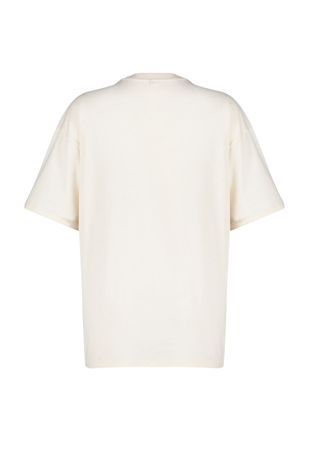 TRENDYOLMILLA Tas %100 Pamuk Renk Bloklu Sehir Bask?l? Oversize/Genis Kesim Orme T-Shirt TWOSS24TS00079 фото 8