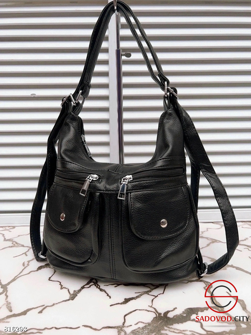 Сумка-рюкзак женская из экко-кожи - Bruno фото 4