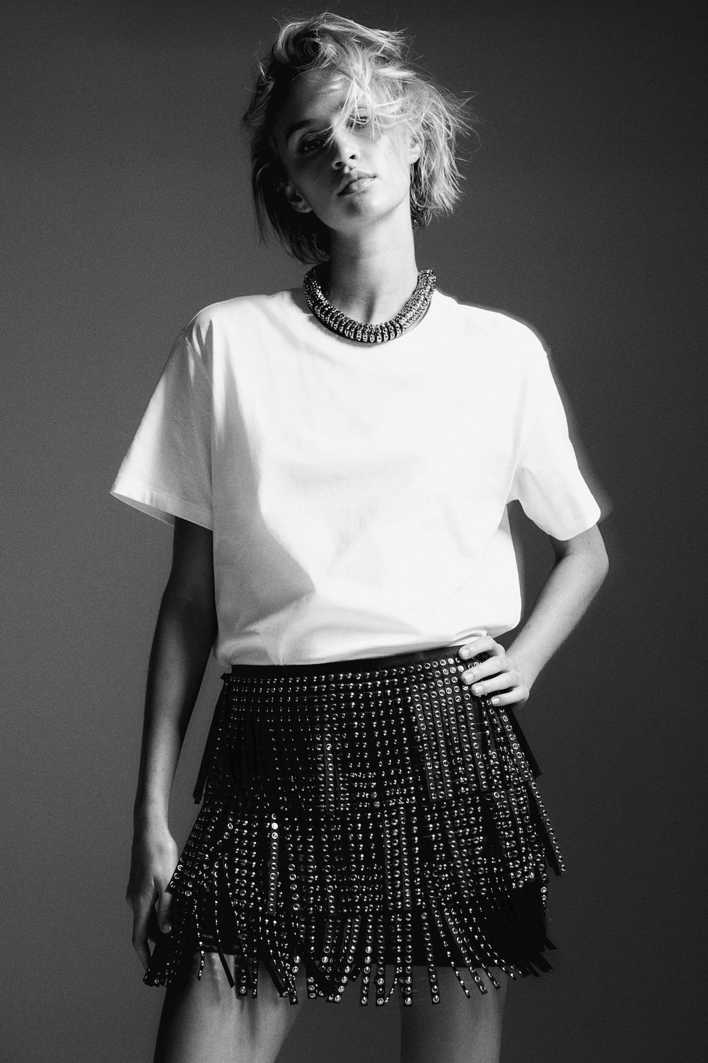 Falda de strass con flecos - H&m фото 2