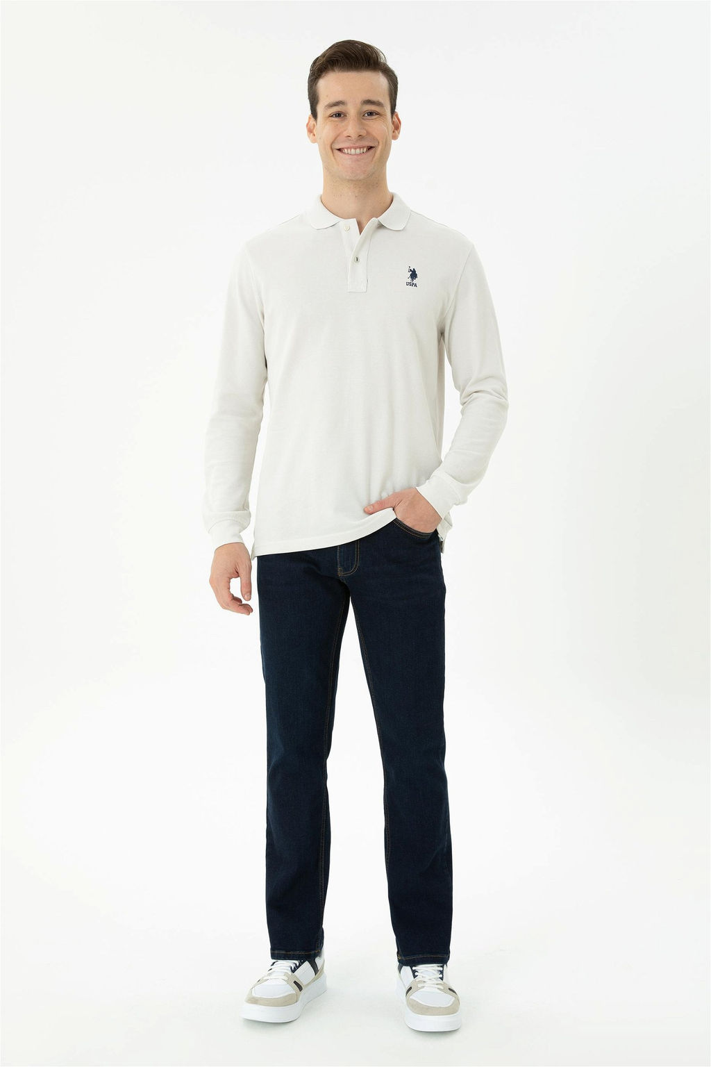 U. S. Polo Assn / Мужские голубые джинсовые брюки - U.s. polo assn фото 8