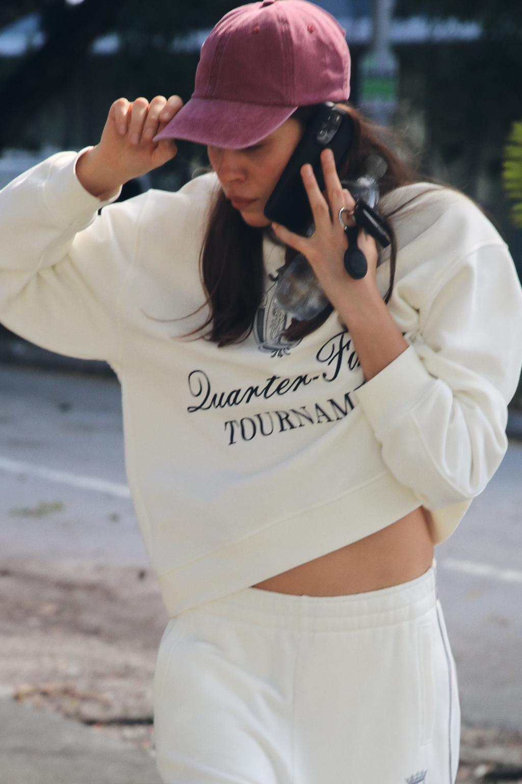 FRONT EMBROIDERED SWEATSHIRT - Zara фото 3