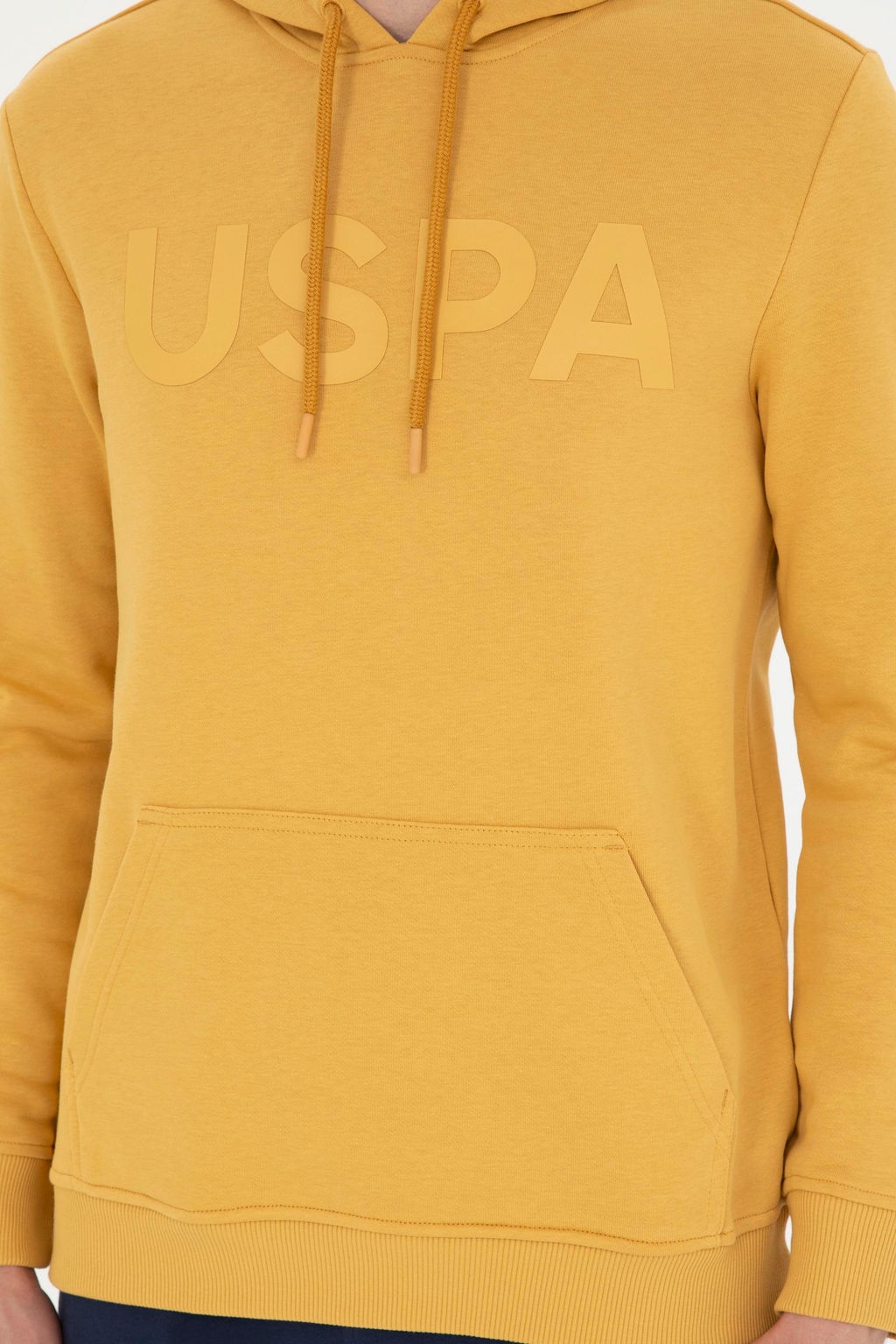 Мужской горчичный базовый свитшот Неожиданная скидка в корзине - U.s. polo assn фото 13