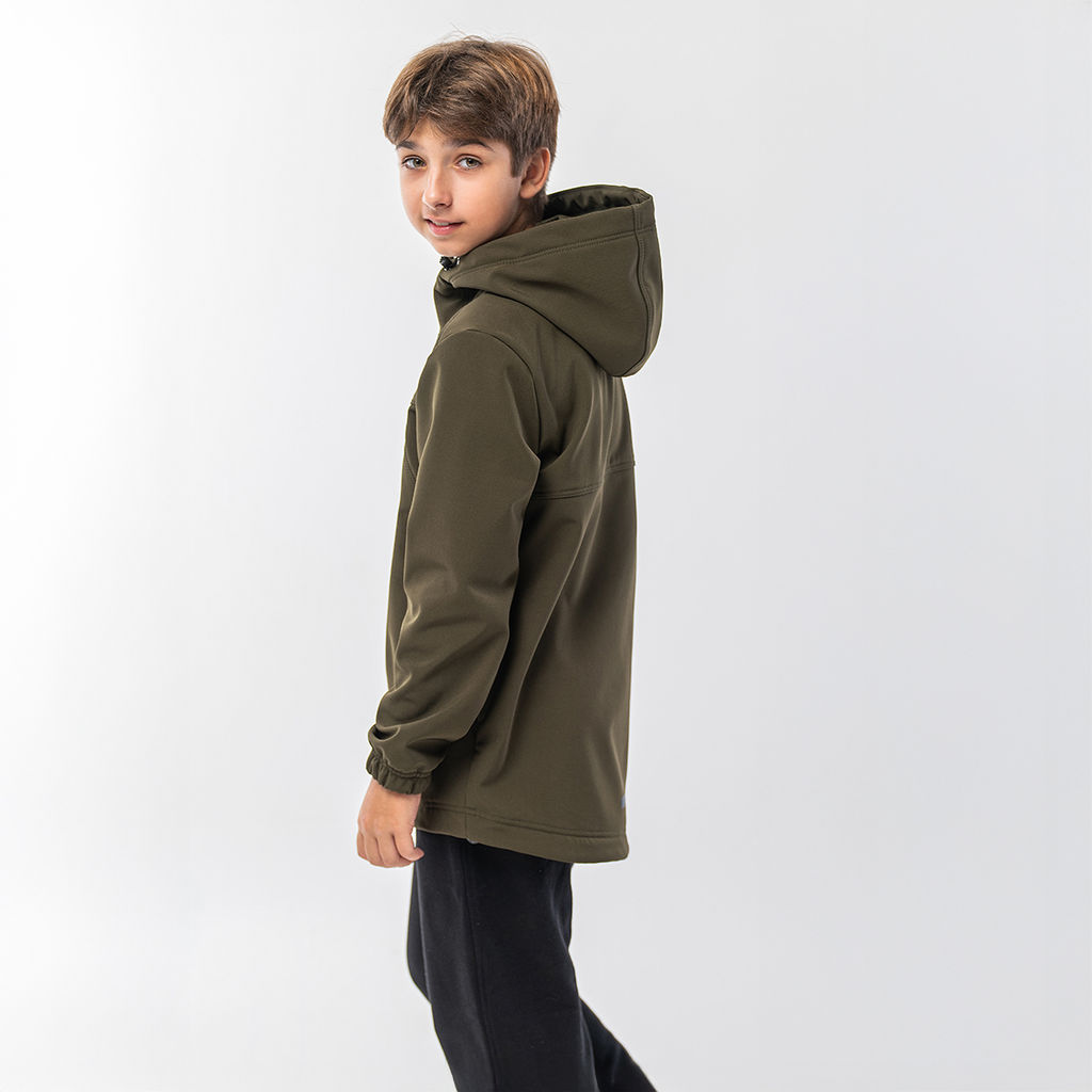 RODOS Куртка софтшелл для мальчика демисезон М-311д Тёмно-серый  фото 28