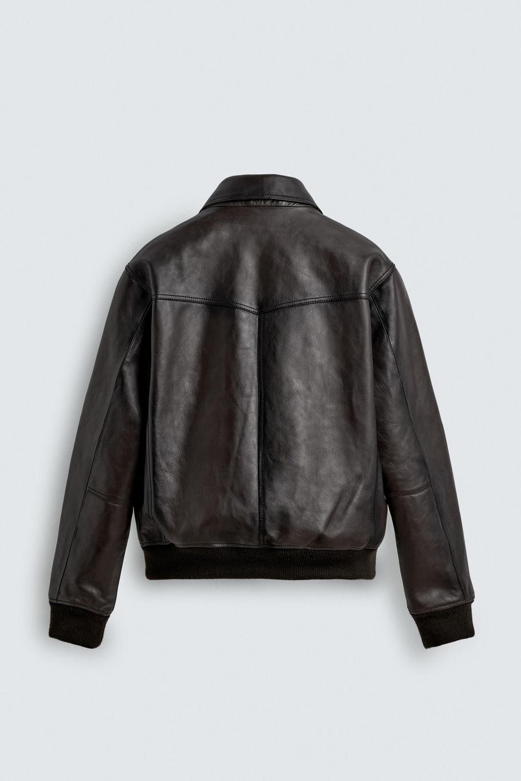 LIMITED EDITION LEATHER JACKET - Zara фото 8