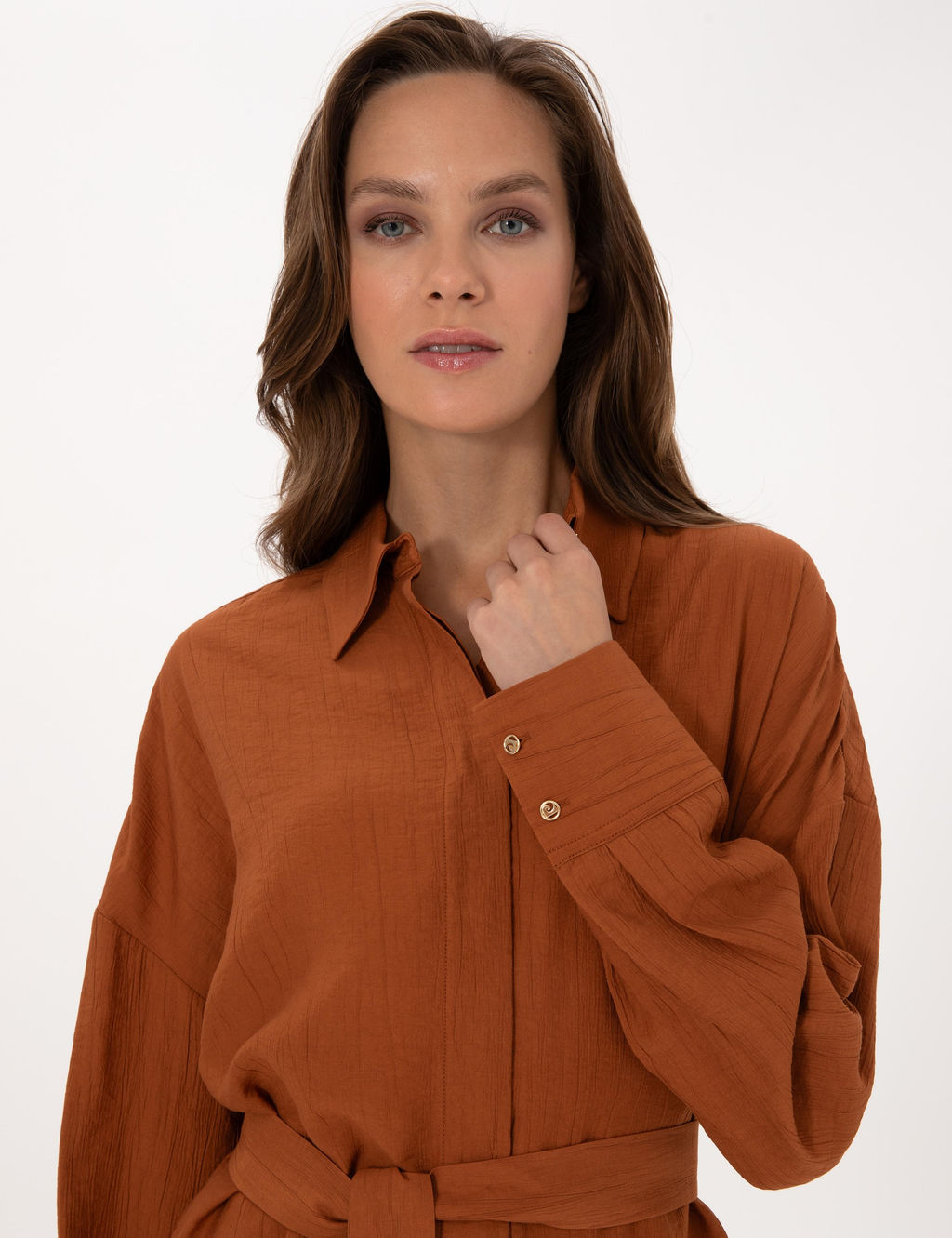 Tar__n Oversize Uzun Kollu G_mlek - Pierre cardin фото 2