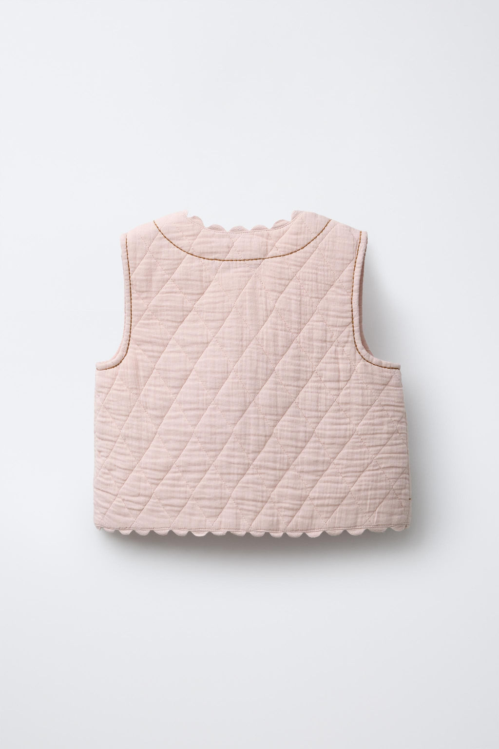WAISTCOAT WITH EMBROIDERED FLORAL TEXTURE - Zara фото 2