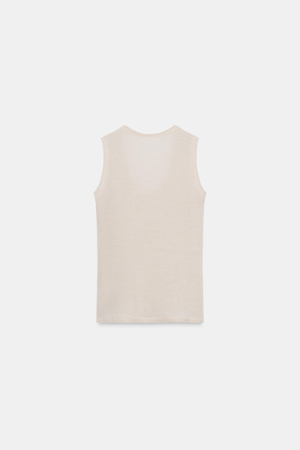 SLEEVELESS WOOL BLEND TOP - Zara фото 7