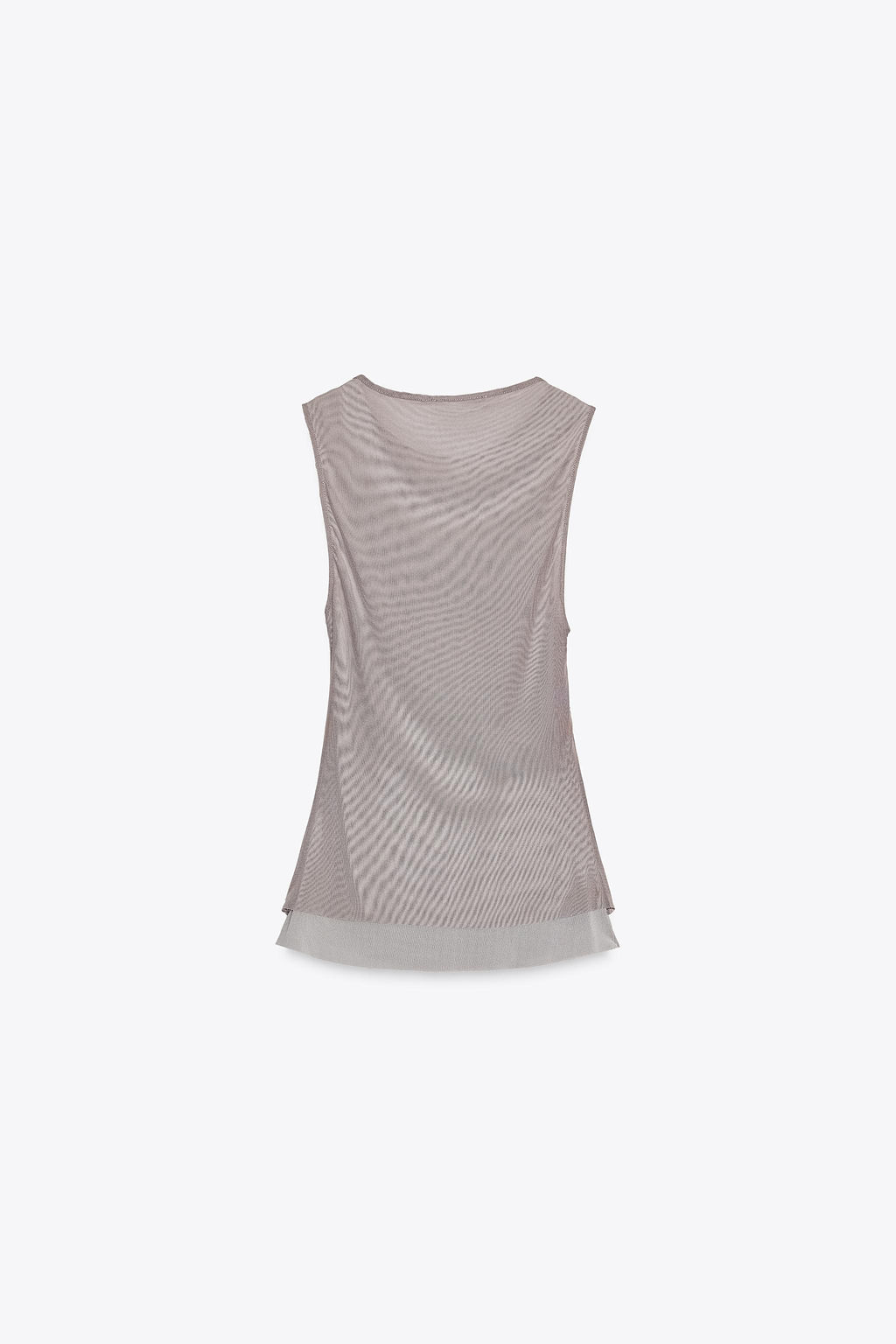 LAYERED TULLE T-SHIRT - Zara фото 4