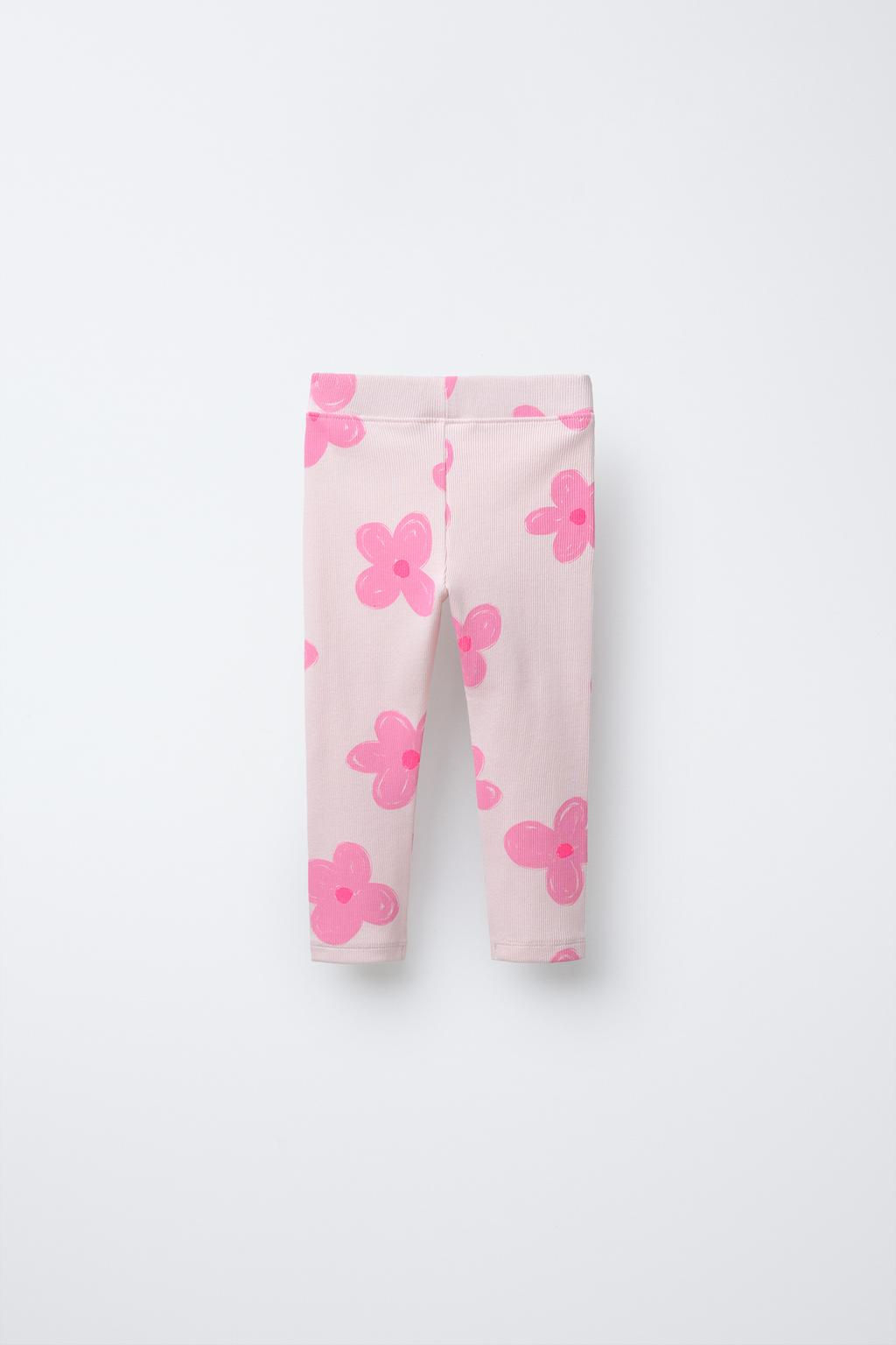 RIBBED PRINTED LEGGINGS - Zara фото 14
