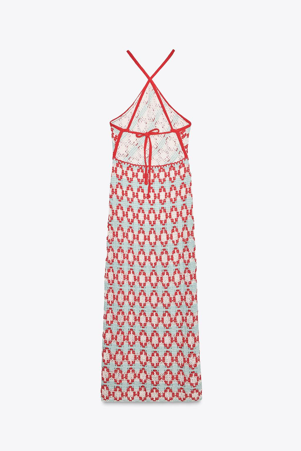 KNIT HALTER DRESS - Zara фото 8
