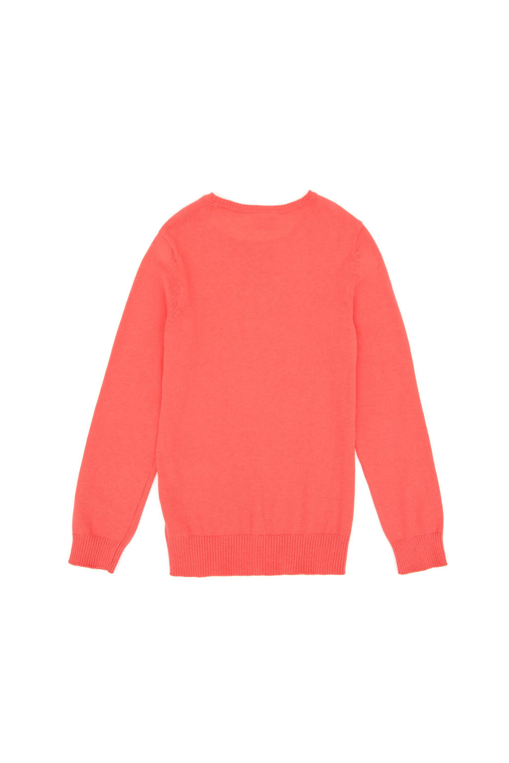 Базовый свитер с цветком граната для девочек Неожиданная скидка в корзине - U.s. polo assn фото 2