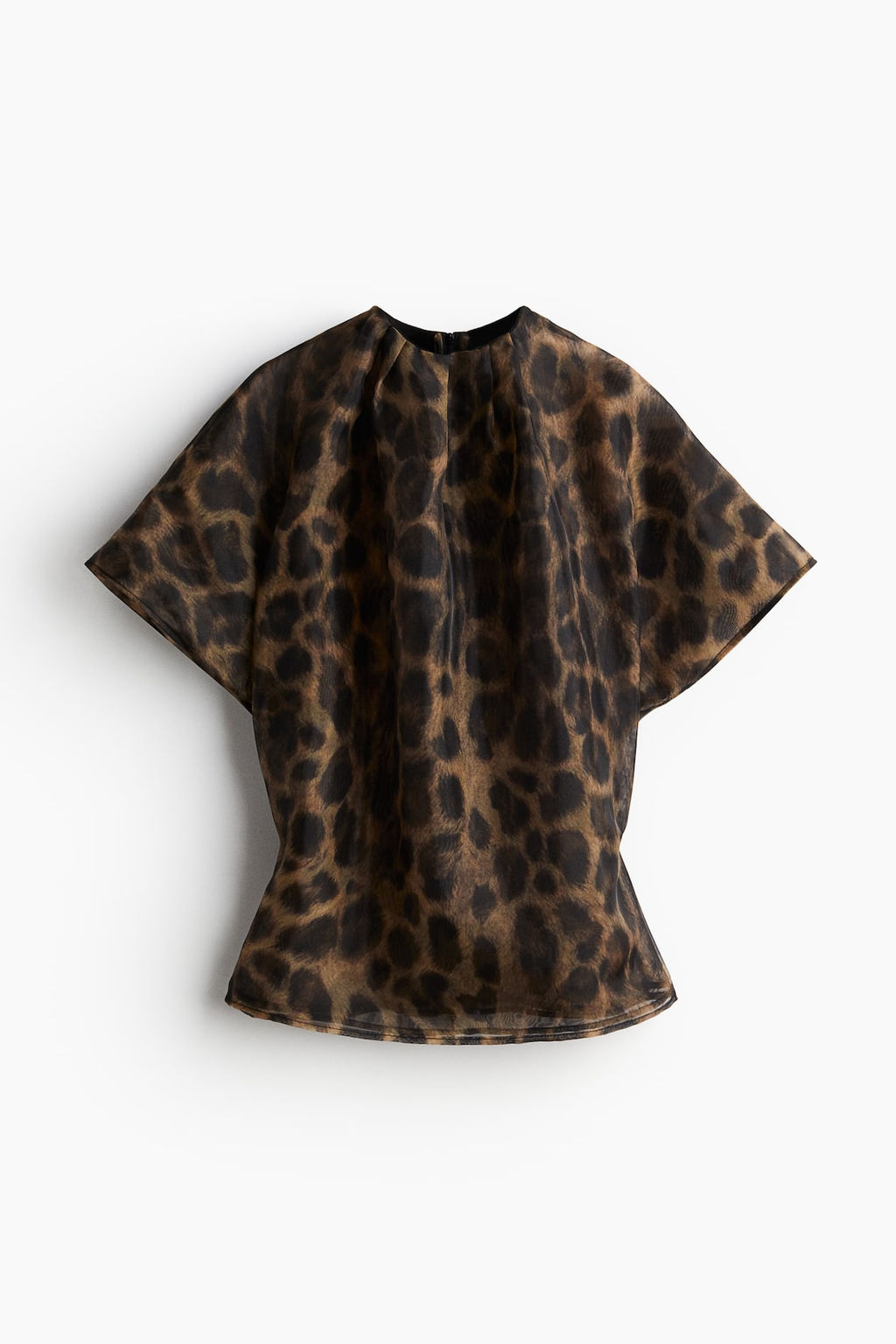 Blusa de organza con pliegues - H&m фото 4