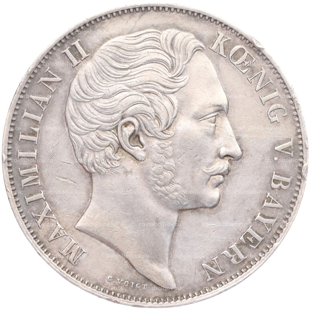 2 гульдена 1851 года Бавария