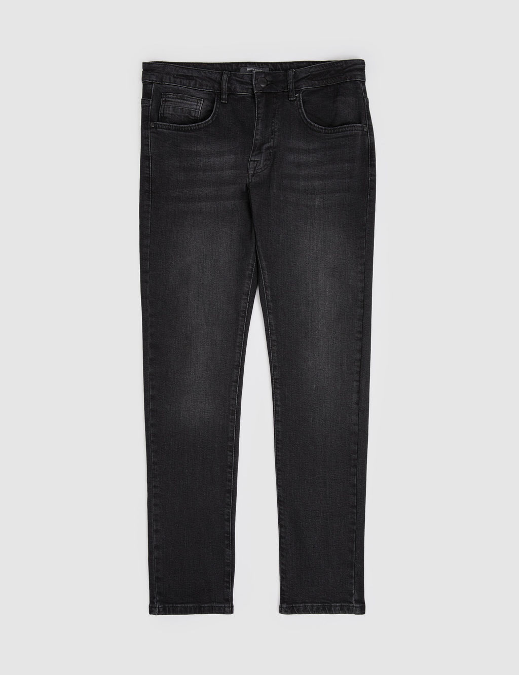 Siyah Slim Fit Jean Pantolon