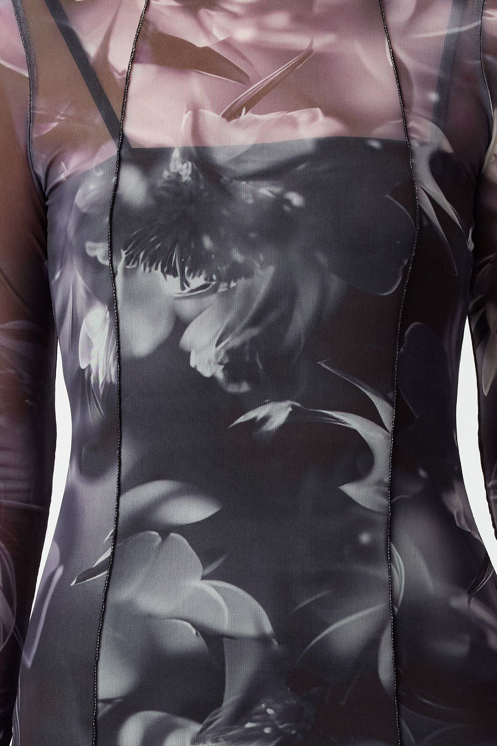 TRENDYOLMILLA Antrasit Tul Astarl? Vucuda Oturan Midi Orme Elbise TWOAW24EL00164  фото 11