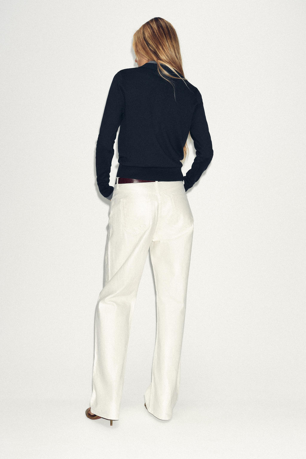 PLAIN KNIT POLO SHIRT - Zara фото 5