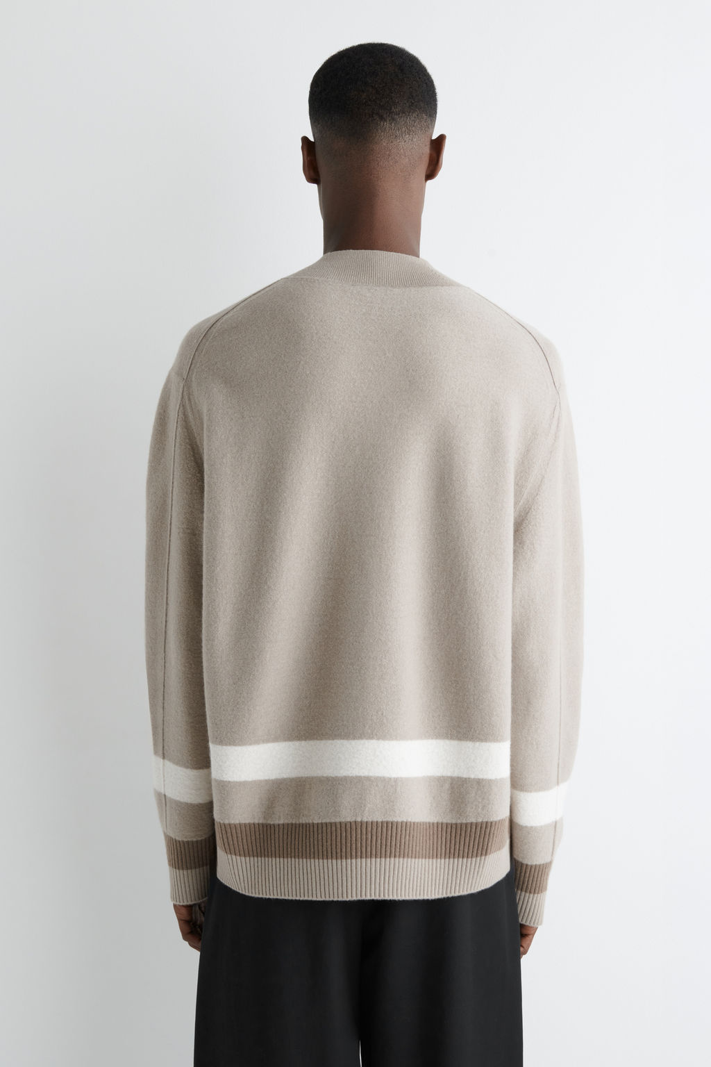 JERSEY DE LANA A RAYAS CON CUELLO DE PICO - H&m фото 6