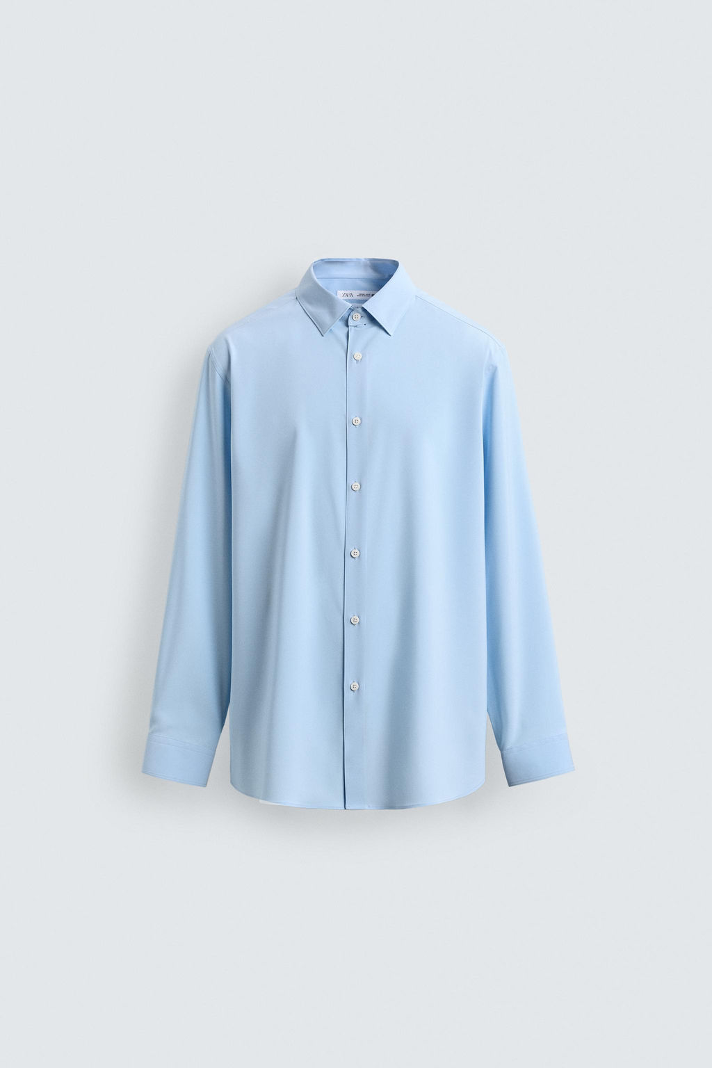 CAMISA SLIM FIT / Celeste claro - Zara фото 6