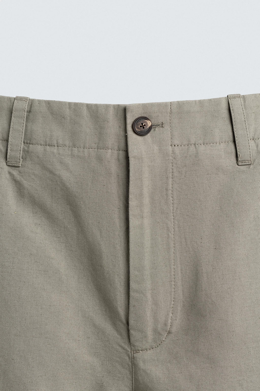 PANTAL?N RELAXED FIT TRABILLA / Verde gris - Zara фото 10