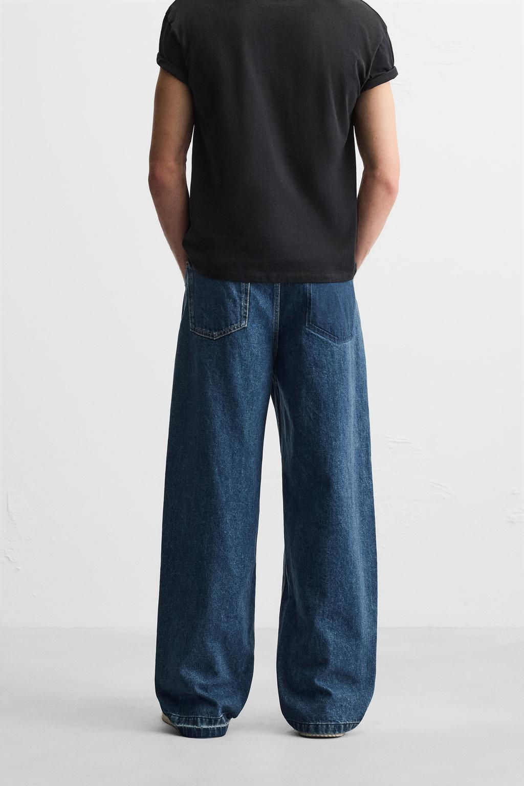 BAGGY JEANS WITH DRAWSTRINGS - Zara фото 3