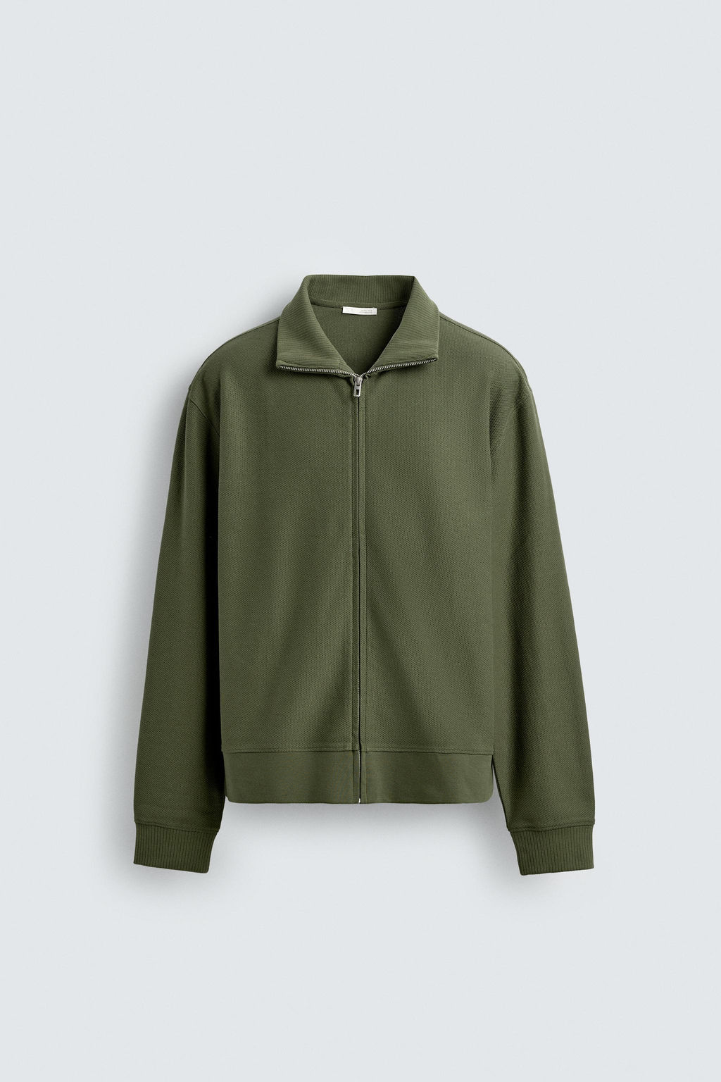 LIGHTWEIGHT QUARTER-ZIP SWEATSHIRT - Zara фото 7