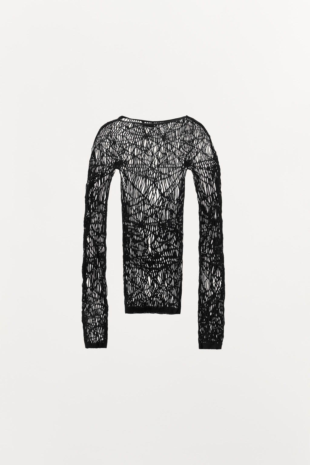 LIMITED EDITION SEAMLESS SEMI-SHEER T-SHIRT - Zara фото 3