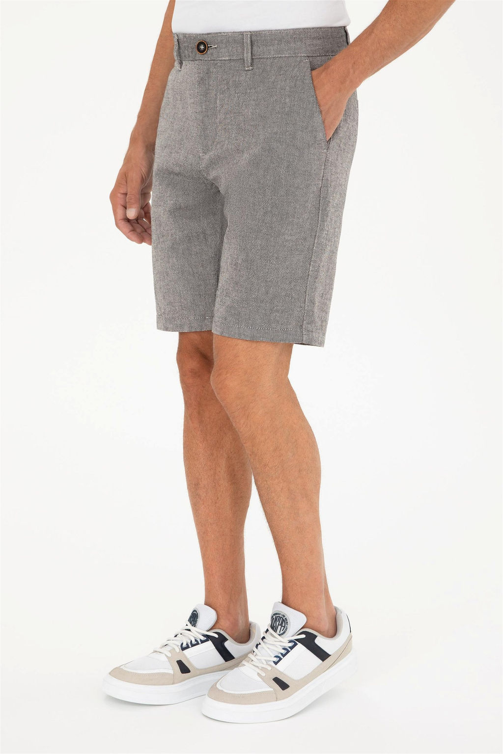 Шорты U.S. Polo Assn мужские черные хлопок  фото 2