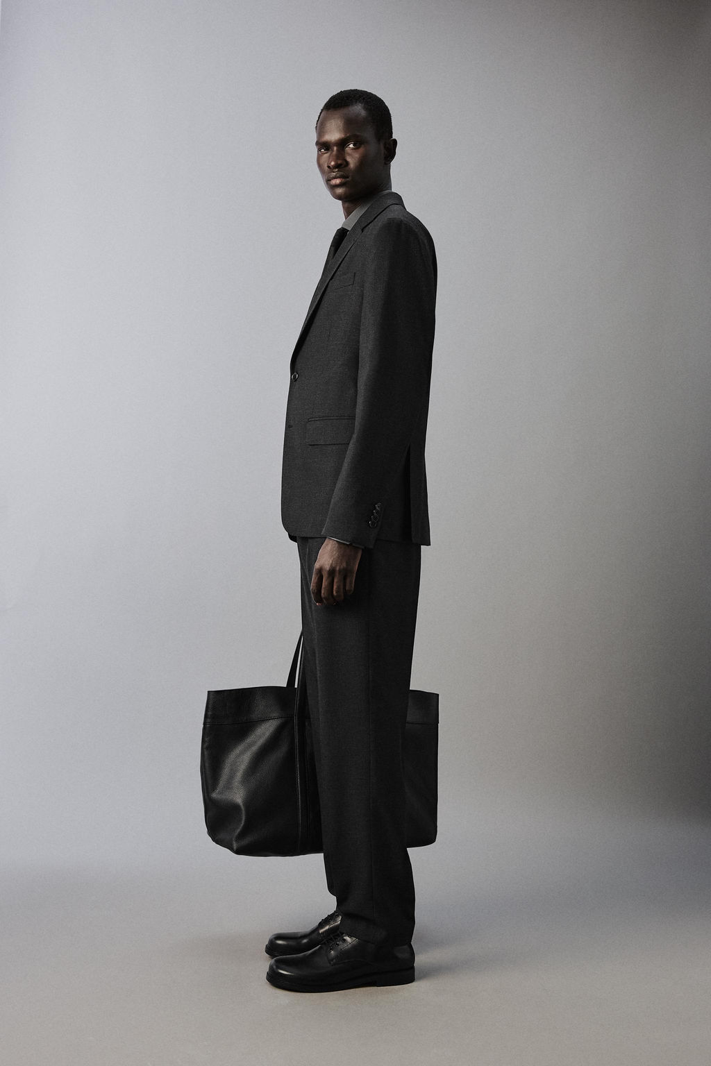 TEXTURED CHECK SUIT TROUSERS - Zara фото 15