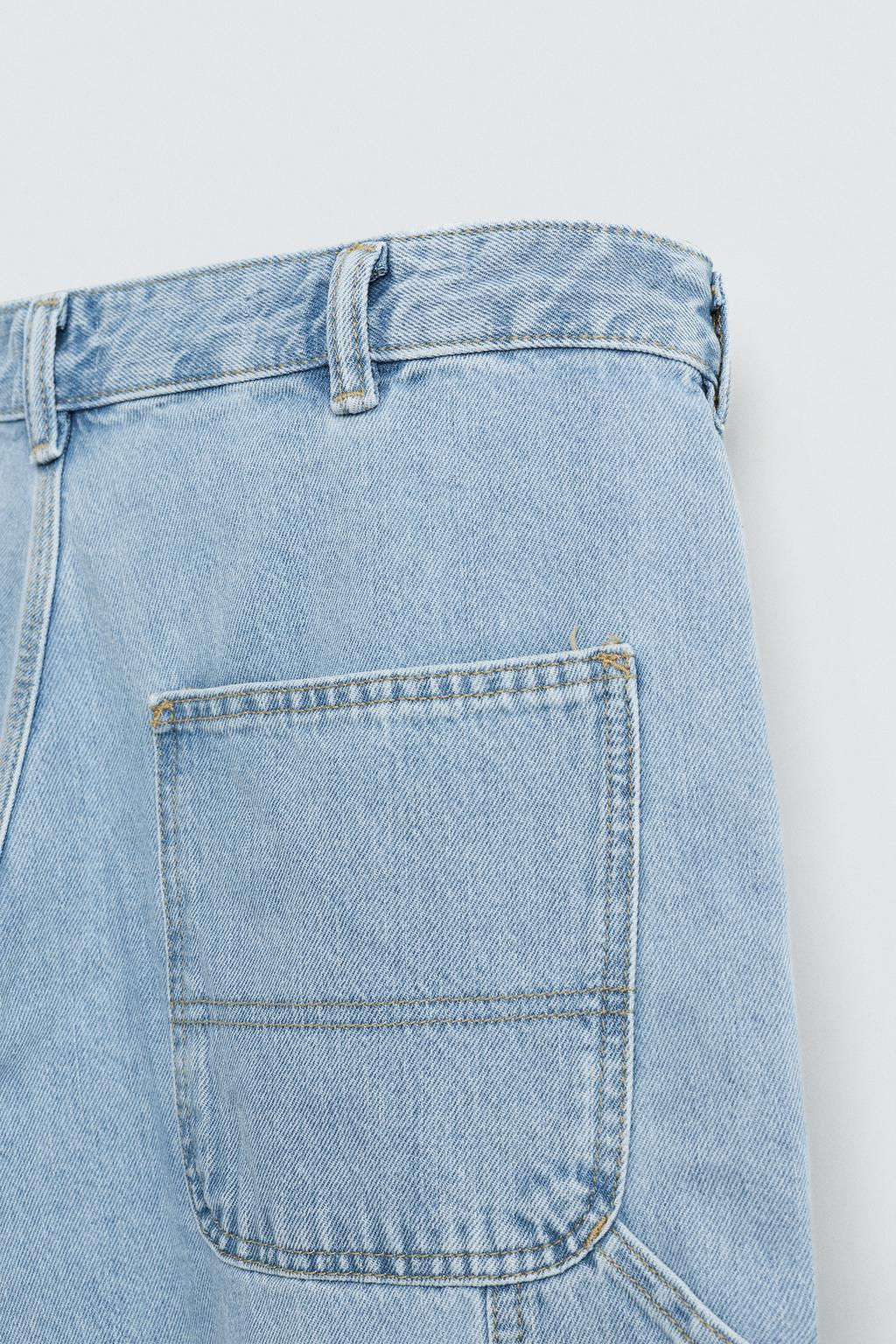 CARPENTER POCKET DENIM BERMUDA SHORTS - Zara фото 9