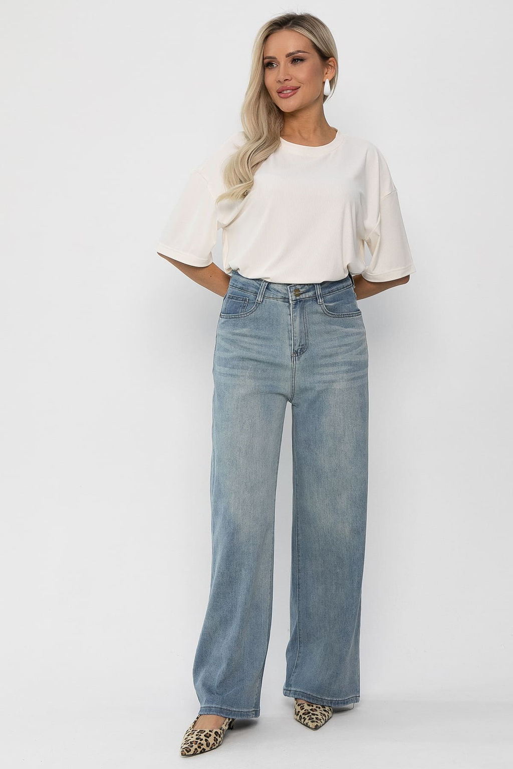 Джинсы Фаби НЬЮ (сине-голубые) Б13806-4М - Lt collection фото 12