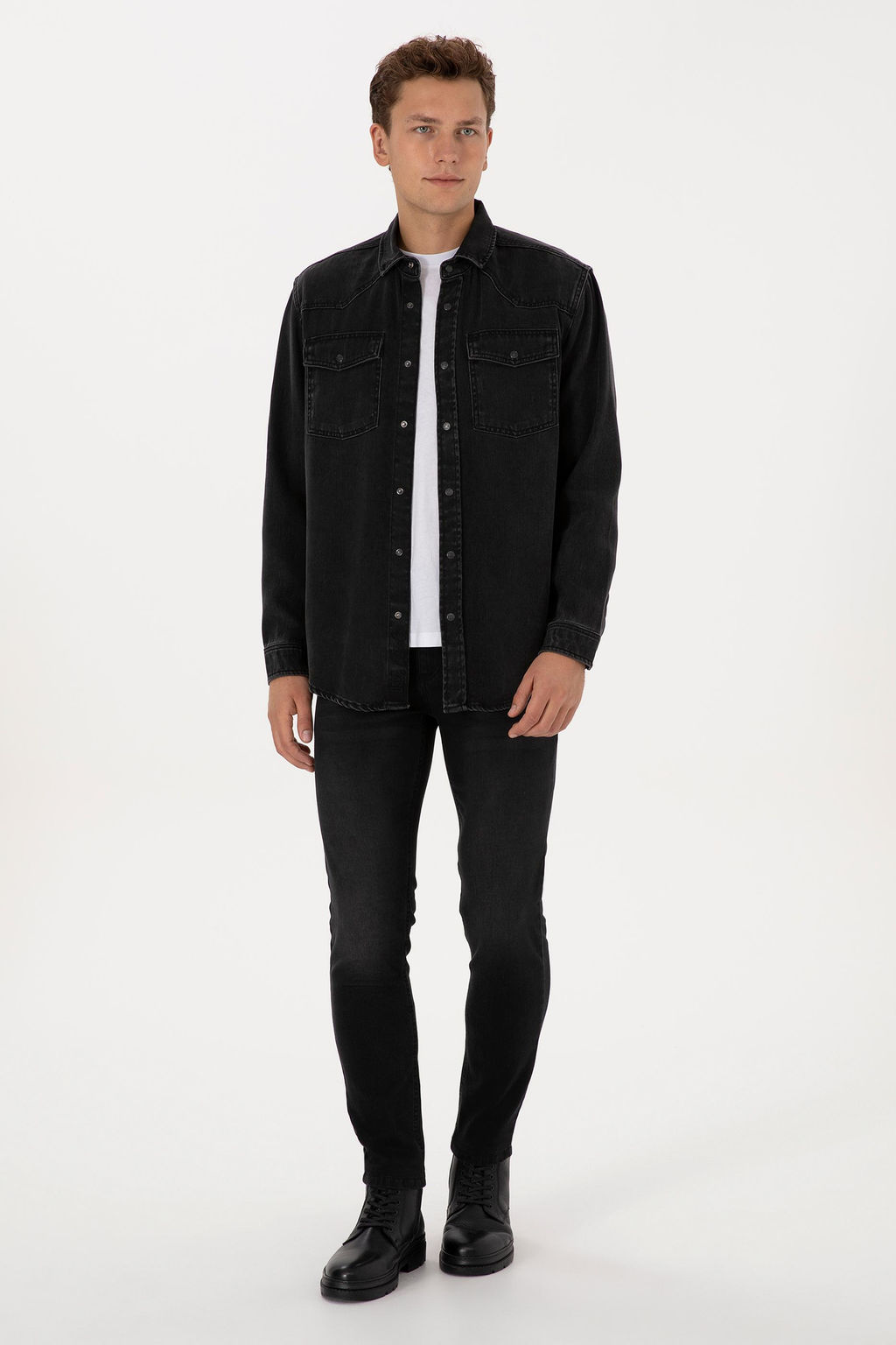 Erkek Siyah Jean G_mlek - U.s. polo assn фото 4