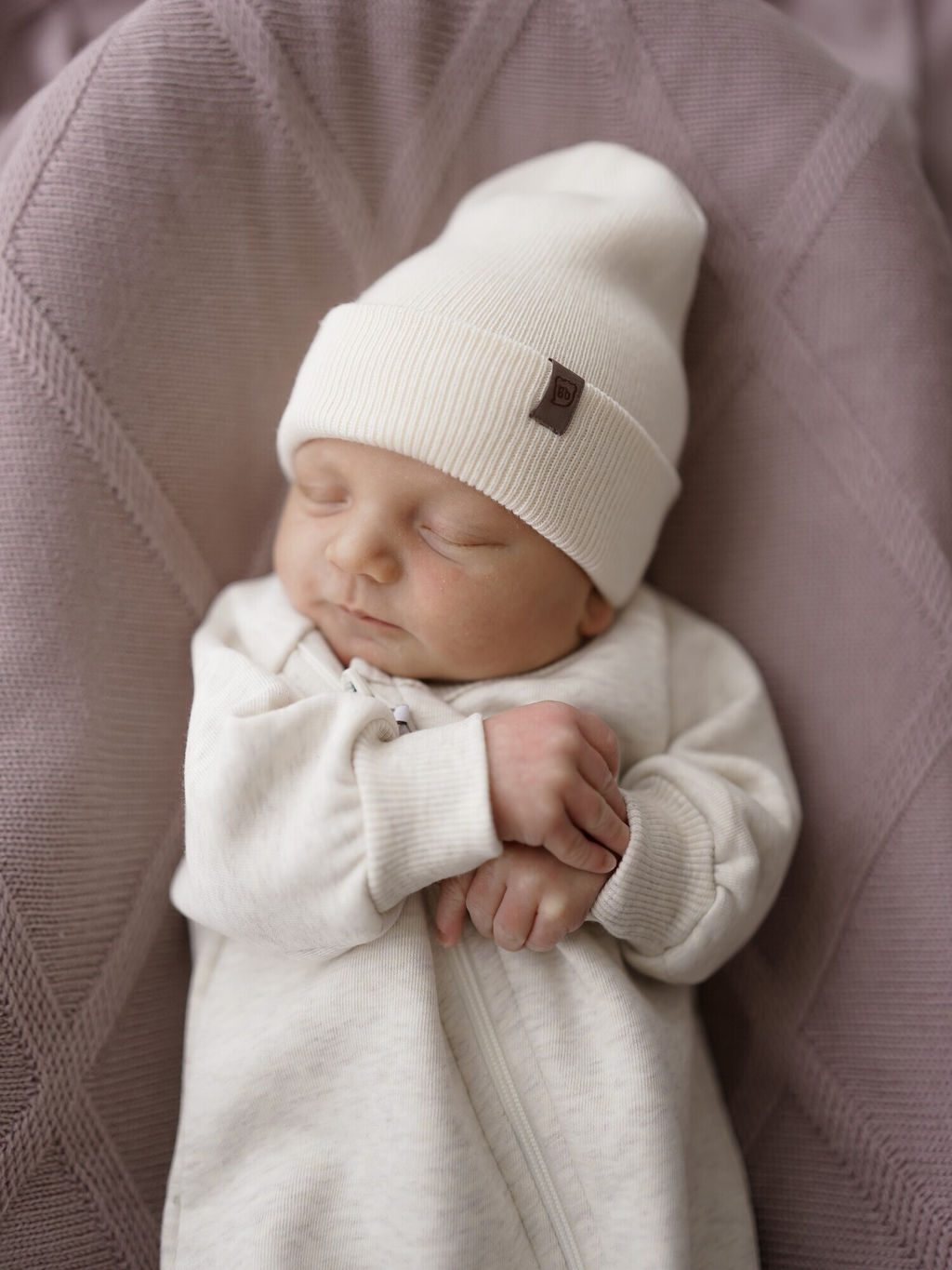 Комбинезон косуха с закрытой ножкой Ванильный пудинг утепленный 0+ - Bungly фото 3