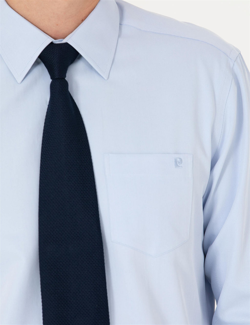 A__k Mavi Regular Fit Uzun Kollu Basic G_mlek