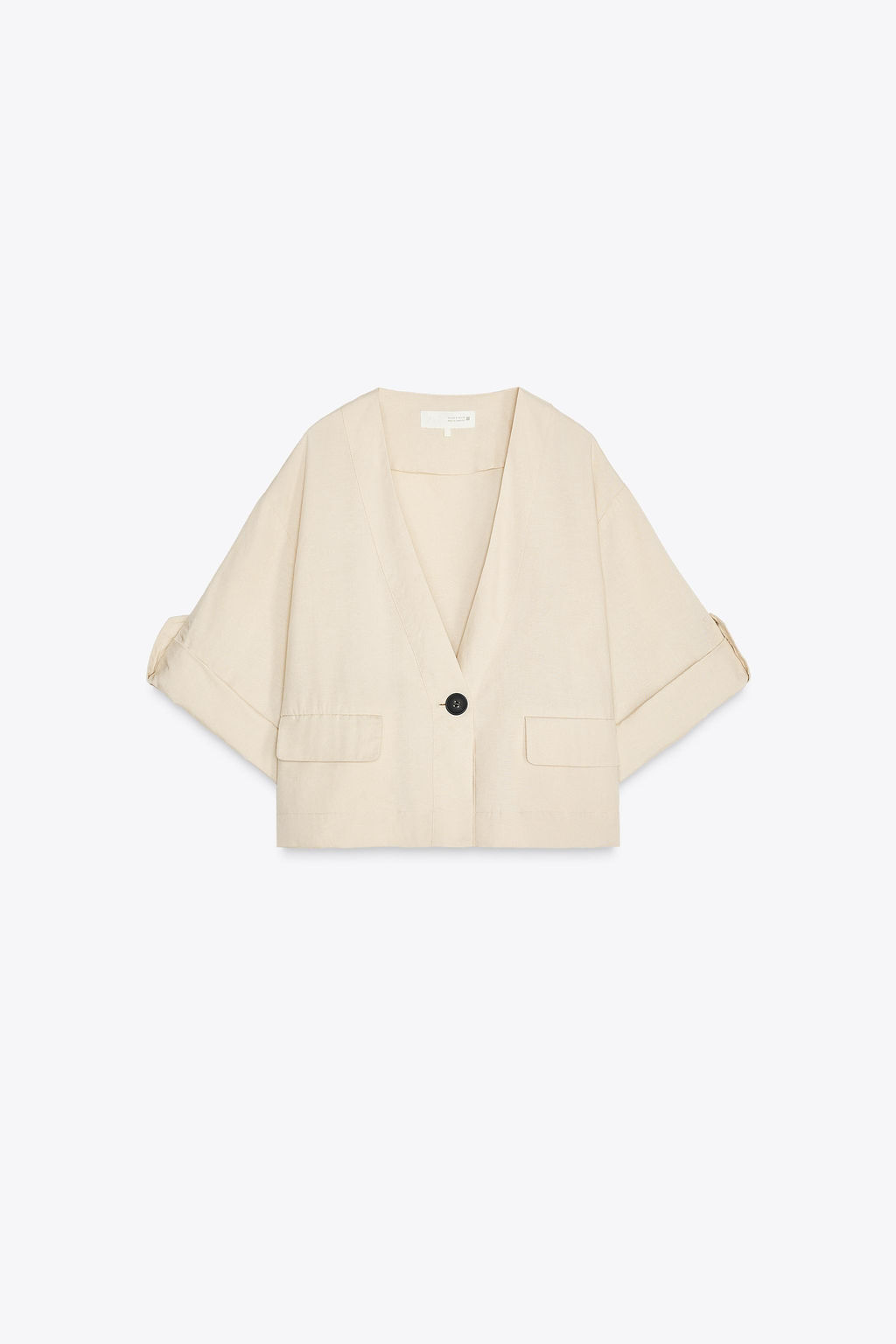 TURN-UP SLEEVE JACKET - Zara фото 6