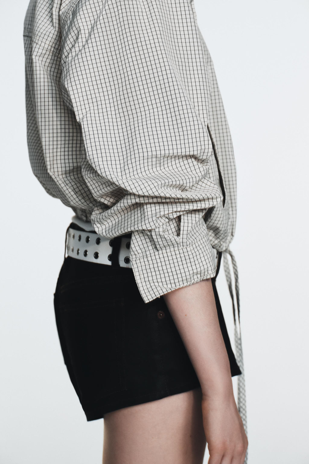 CHECK NYLON JACKET - Zara фото 19