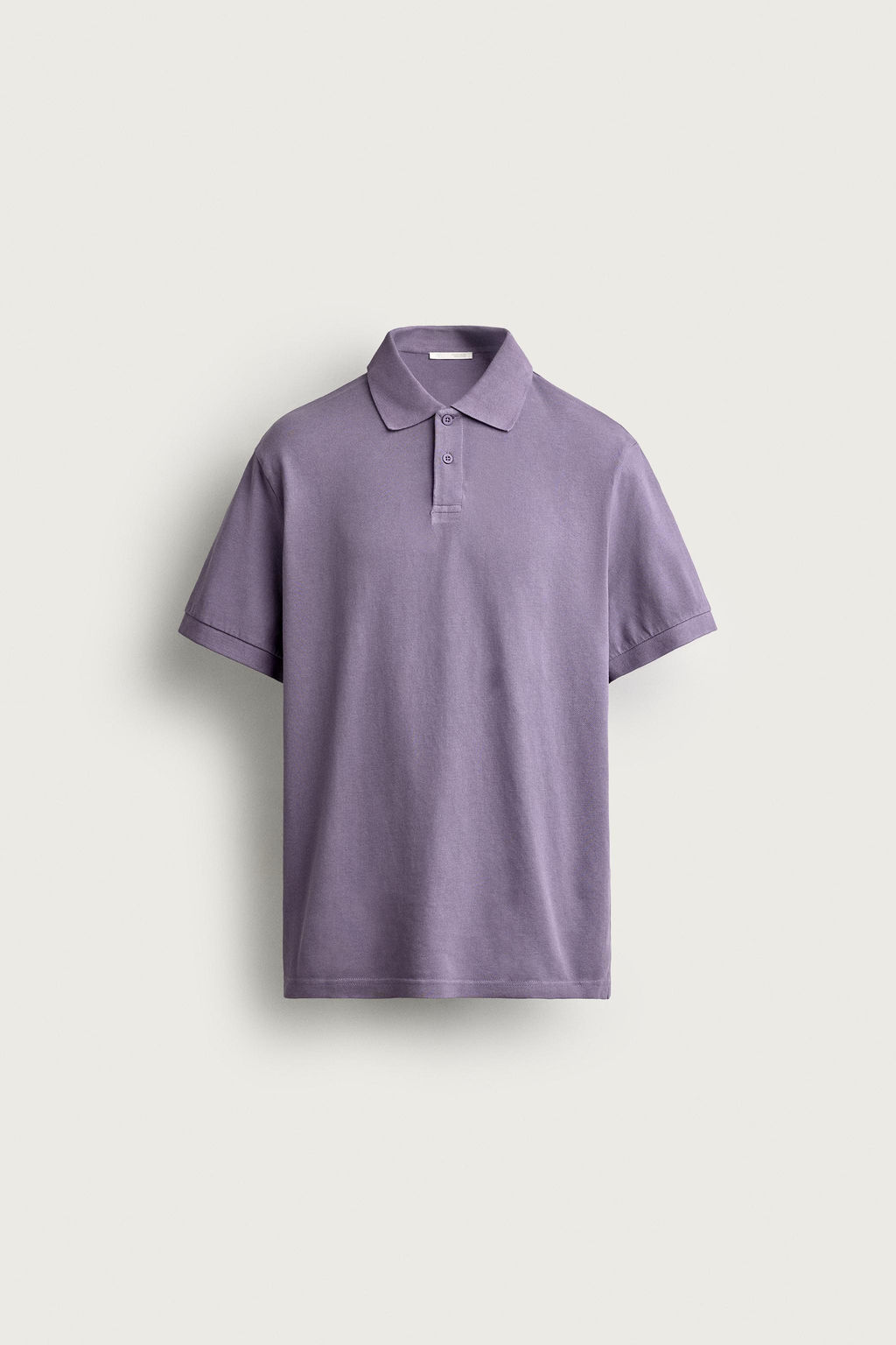 POLO PIQU? REGULAR FIT LAVADO / Violeta - Zara фото 7