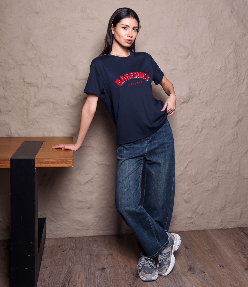 Футболка #КТ6025 (4), тёмно-синий - Dommod фото 4