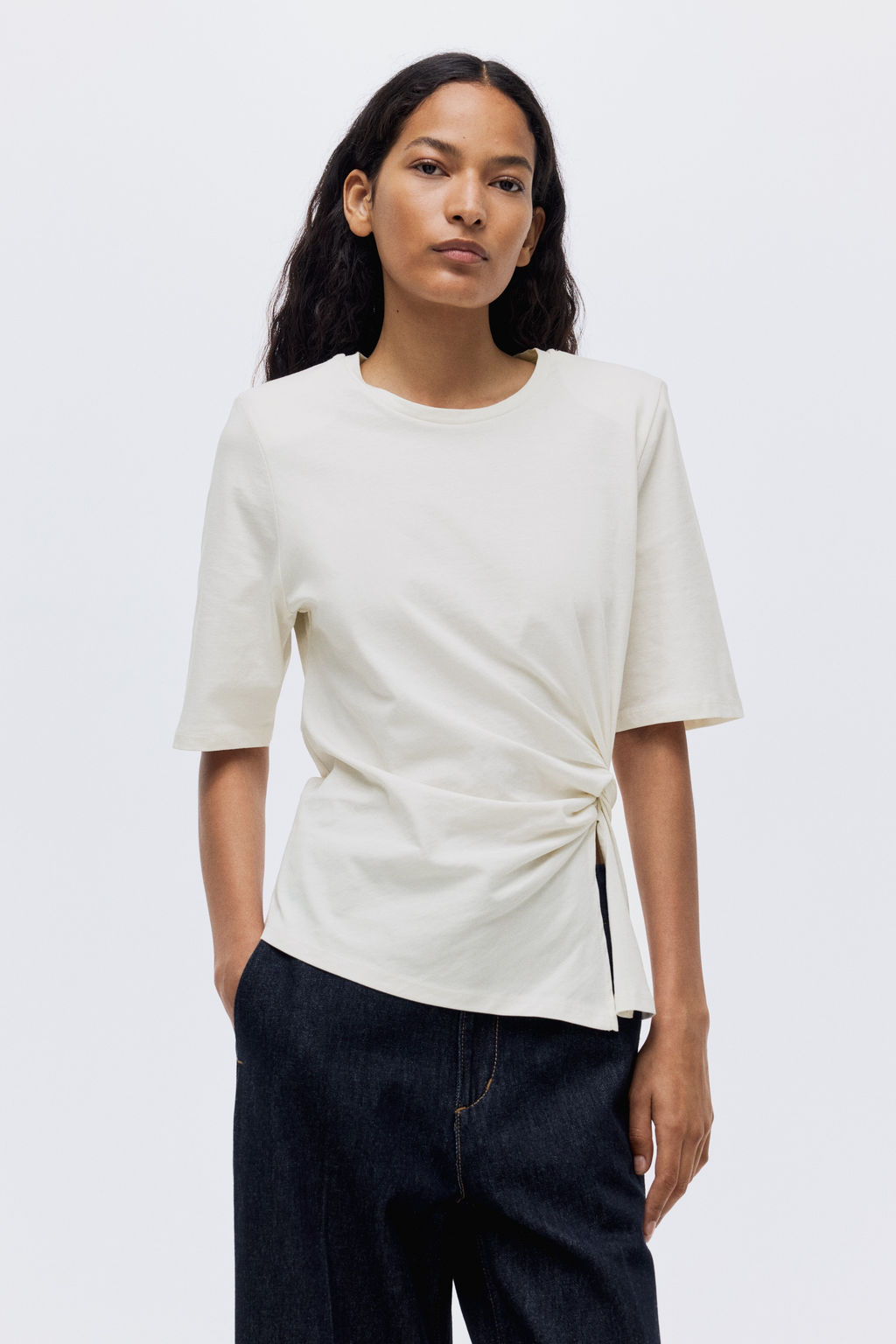 Camiseta con detalle girado - H&m фото 4