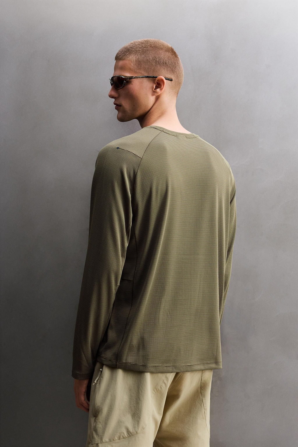 CAMISETA T?CNICA GRAVEL MANGA LARGA / Verde medio