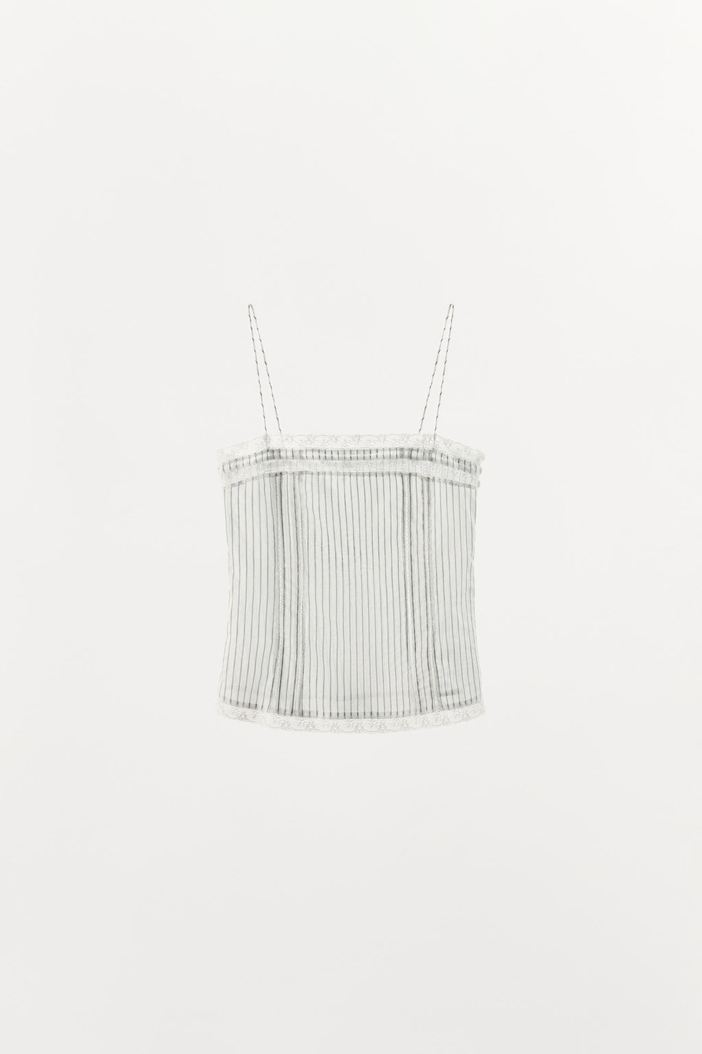 TOP RAYAS PUNTILLA / Blanco
