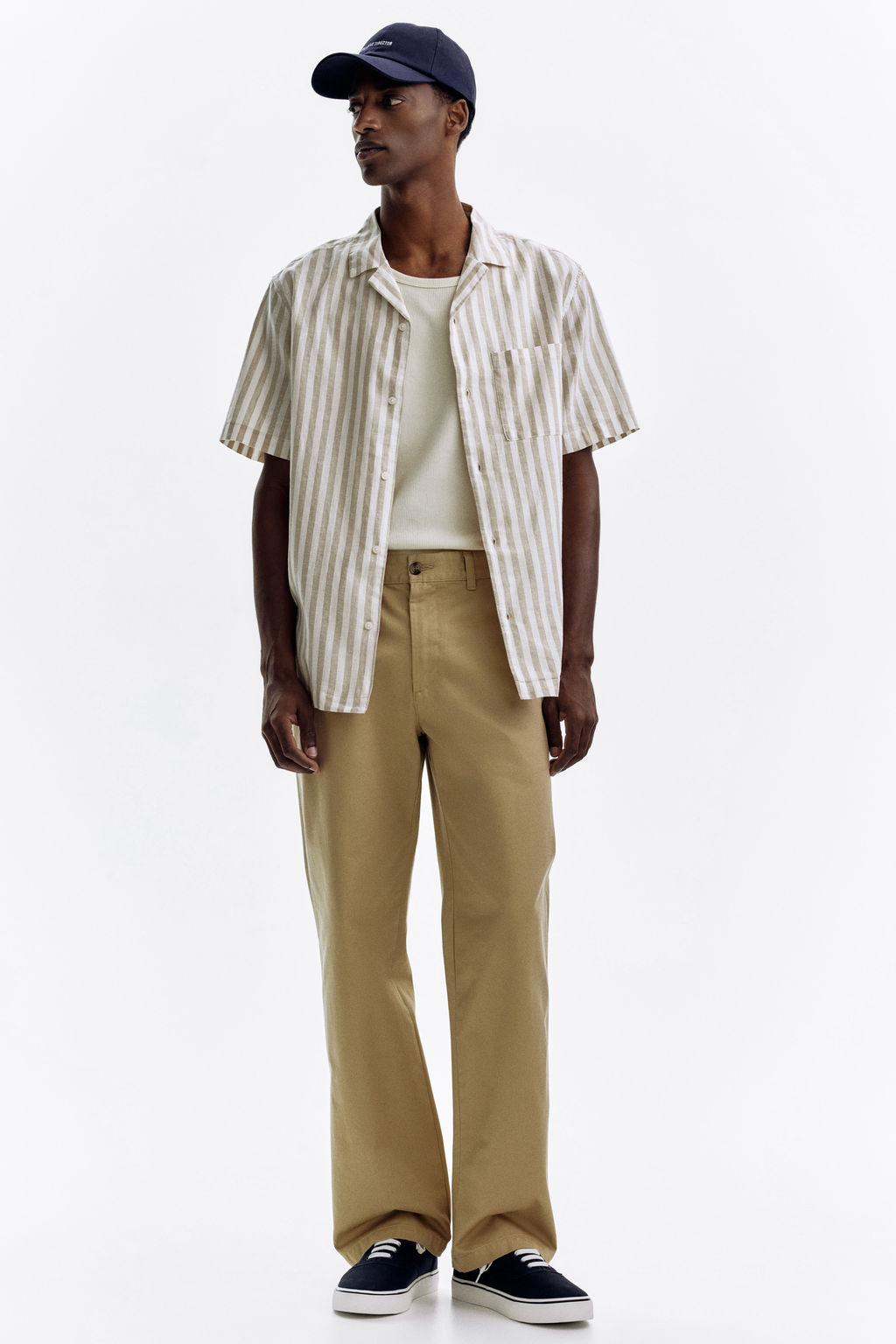 Camisa en mezcla de lino Regular Fit - H&m фото 6