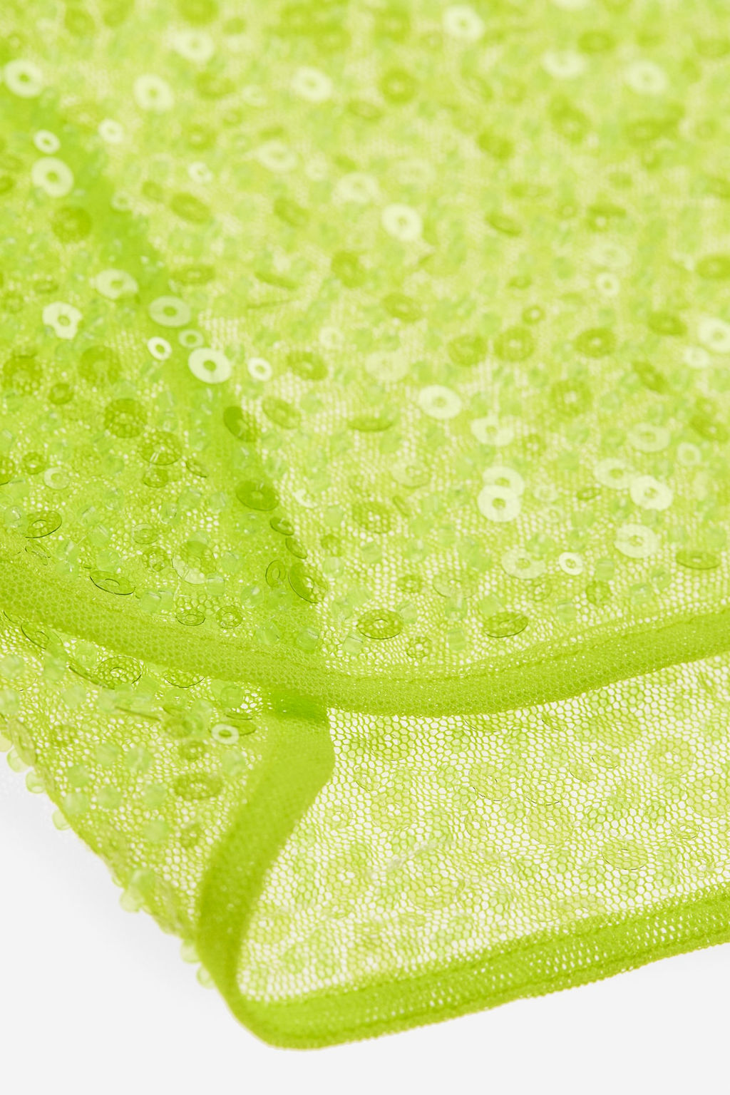 Camisa popover de malla embellecida - H&m фото 3