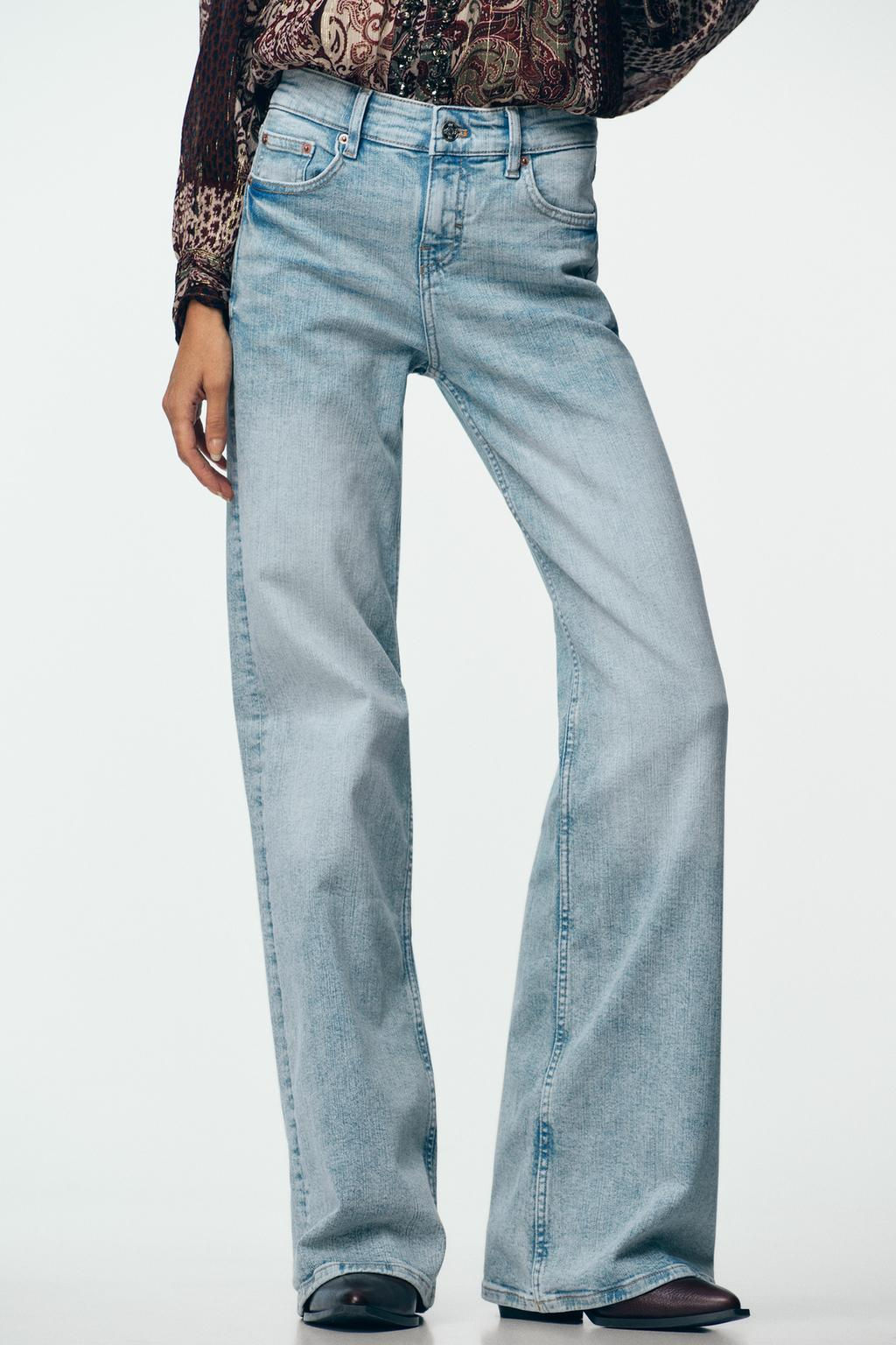 Z1975 FLARE FIT LOW-RISE JEANS - Zara фото 2