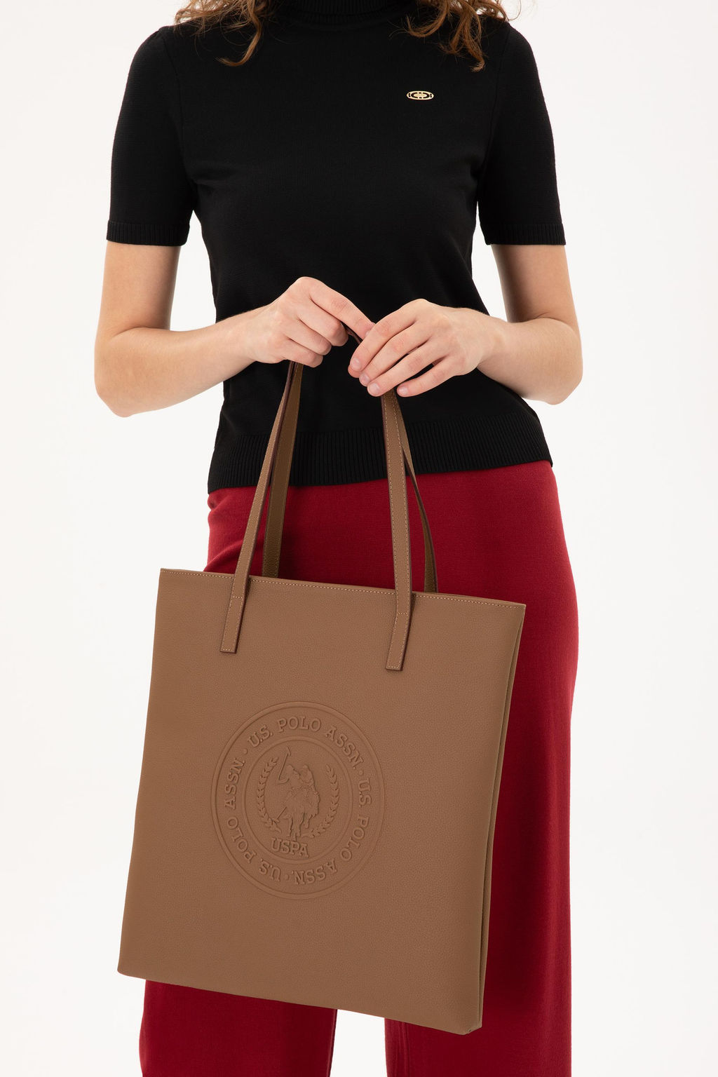 Женская коричневая сумка через плечо Неожиданная скидка в корзине - U.s. polo assn фото 2
