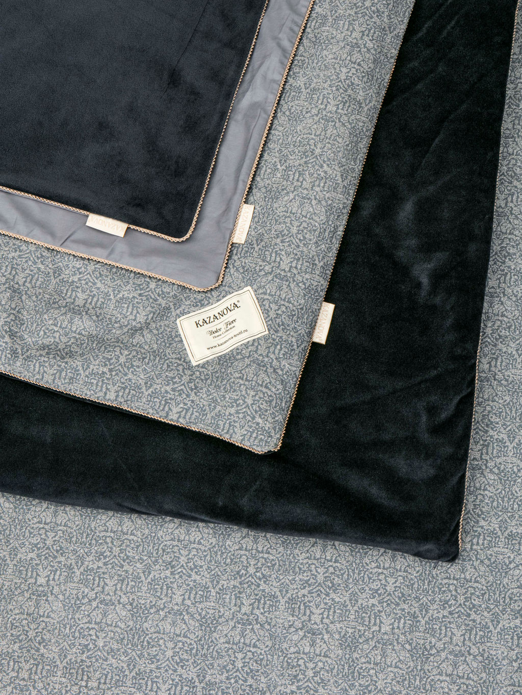 Монако (индиго голубая платина) АВС Cotton комплект - Kazanov.a. фото 4