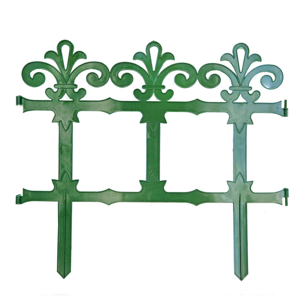 Декоративный заборчик Роскошный сад, зеленый